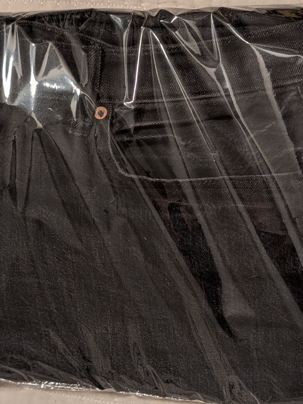 American Eagle Outfitters Black Stovepipe Jeans - Picture 4 of 6